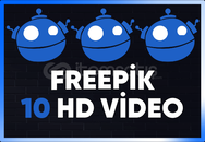 ⚡ FREEPİK PREMİUM | 10 HD VİDEO ⚡