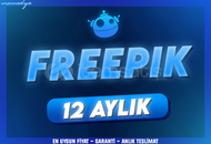 KİŞİSEL FREEPİK PREMİUM 12 AYLIK - Oto. Teslim