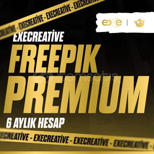 FREEPİK Premium 6 Aylık | ExeCreative FREEPİK Premium 6 Aylık | ExeCreative