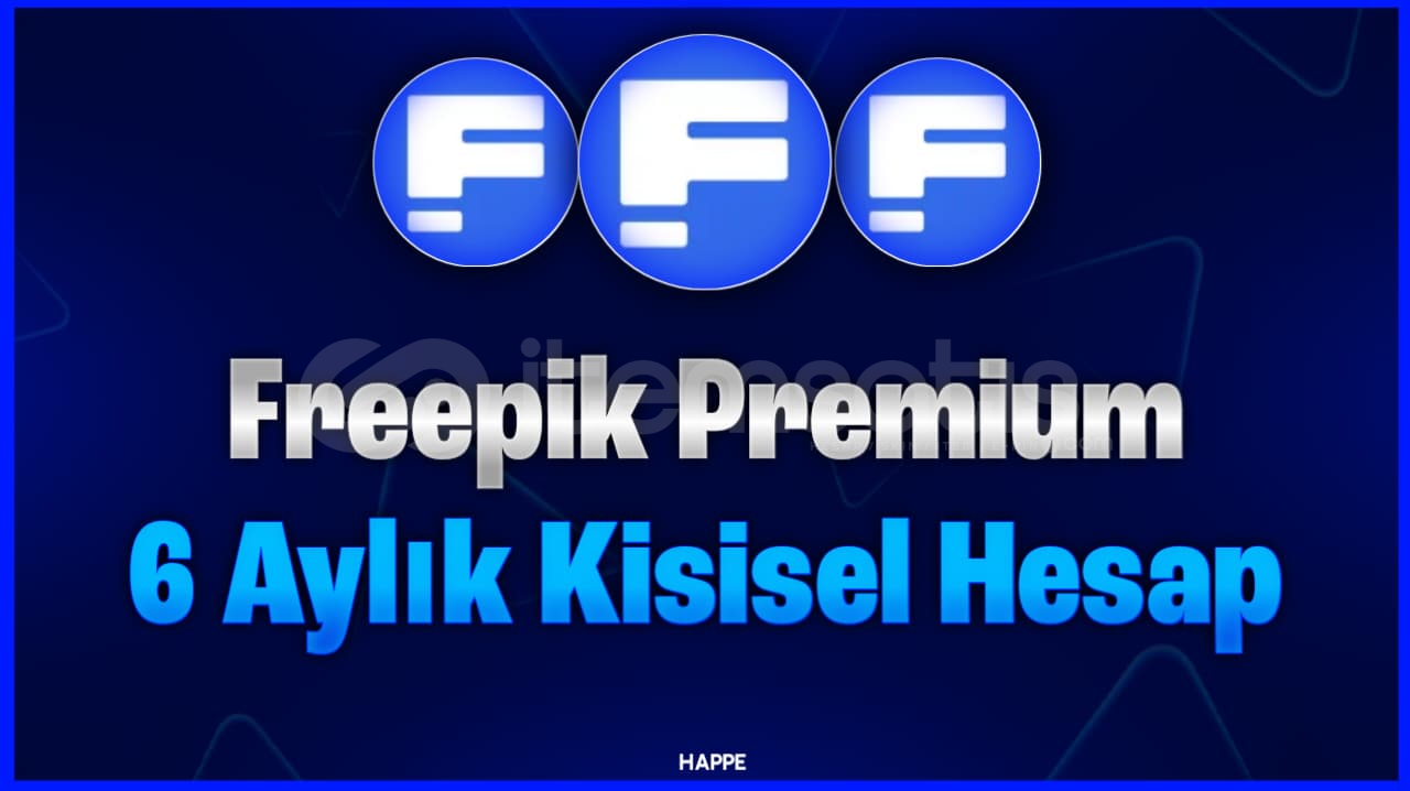 Freepik Premium 6 Aylık - Kişisel Hesap Freepik Premium 6 Aylık - Kişisel Hesap