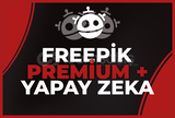 Freepik + Yapay Zeka 1 Yıllık Panel Kullanım