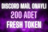 ✨Fresh 200X Token Mail Verifed ✨