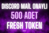 ✨Fresh 500X Token Mail Verifed ✨