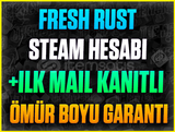 ⭐️FRESH RUST STEAM HESABI❤️+İLK MAİL❤️