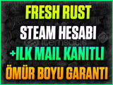 ⭐️FRESH RUST STEAM HESABI❤️++İLK MAİL❤️