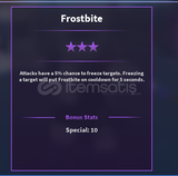 frostbite ope / A universal time