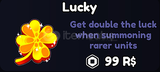 Fruit Tower Defense Anime Lucky