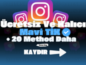 ⭐[ÜCRETSİZ]+[KALICI]⭐MAVİ TİK +20 Method⭐