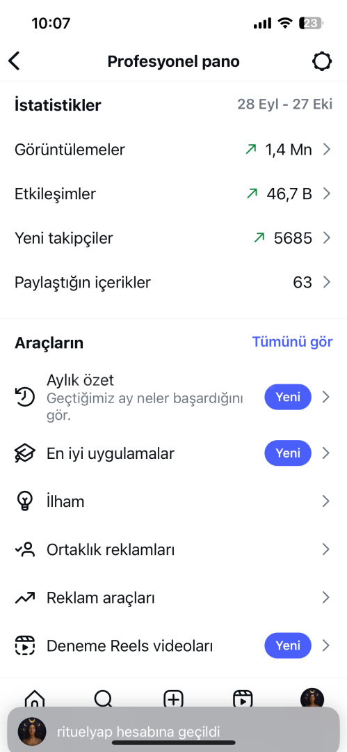 Full Aktif 6.5K hesap