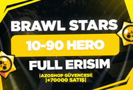⭐️[FULL ERISIM] 10-94 HERO BRAWL STARS RANDOM⭐️
