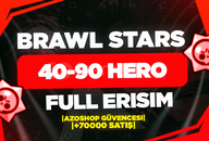 ⭐️[FULL ERISIM] 40-94 HERO BRAWL STARS RANDOM⭐️
