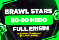 ⭐️[FULL ERISIM] 50-94 HERO BRAWL STARS RANDOM⭐️