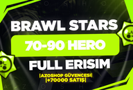 ⭐️[FULL ERISIM] 70-94 HERO BRAWL STARS RANDOM⭐️