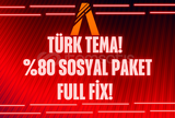 FULL FİX TÜRK TEMA SOSYAL PAKET!