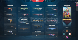 CHAMPİONS 25 +3 BIÇAK + 3 ANİMASYONLU 300 LVL 