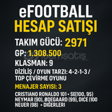 Full Kadro Efsanevi PES Mobile Hesabı| Ronaldo