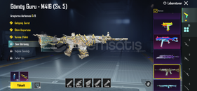 FULL MUMYALI 2 M4 LÜ 64KOLEKSİYONLU PUBG HESABI