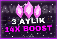 ⭐[STOK VAR] 3 AYLIK 14X BOOST | BOOTSUZ