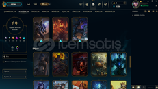 Full şampiyonlu Koleksiyon hesap LoL TR 