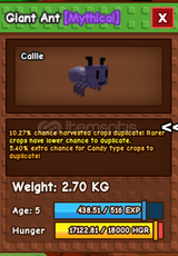 Grow A Garden Giant Ant Pet