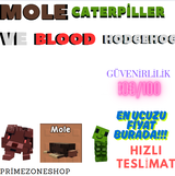 (GAG Mole caterpiller ve bedava kanlı kirpi)