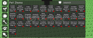 GROW A GARDEN PETLER DETAYLAR AÇIKLAMADA