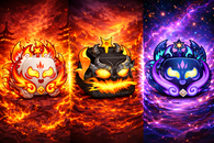 Galaxy Kitsune Empyran Kitsune Ember Dragon