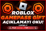 GAMEPASS GİFT AÇIKLAMAYI OKU!!!