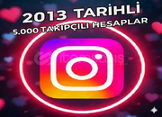 ⭐GARANTİ 2013 Tarihli 5.000 Takipçili Hesaplar⭐