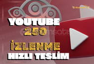 [Garanti] 250 Youtube İzlenme Paketi