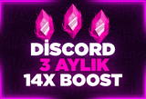 ⭐GARANTİ⭐ 3 AYLIK 14X SERVER BOOST