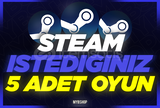 [GARANTİ] 5 ADET İSTEDİĞİNİZ OYUN