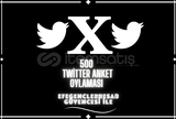 [GARANTİ] 500 Twitter Anket oylaması