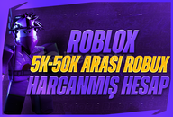  ⭐{GARANTİ} 5K-50K ARASI ROBUX HARCANMIŞ HESAP