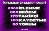 [GARANTİ] ⭐5X İNSTAGRAM KEŞFET PAKETİ⭐