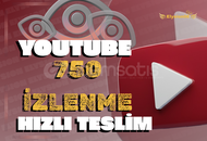 [Garanti] 750 Youtube İzlenme Paketi