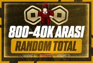 ⭐{GARANTİ} 800-40K ARASI TOTALLİ HESAPLAR