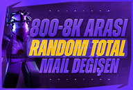 ⭐{GARANTİ} 800-8K ARASI TOTALLİ HESAPLAR 