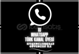 [GARANTİ + HIZLI] 10 Whatsapp Türk kanal üyesi