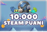 ⭐[GARANTİ+OTO TESLİM] 10.000 STEAM PUANI⭐