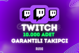 [Garanti/Hızlı] 10.000 Twitch Takipçi