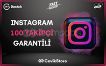 ⭐[GARANTİ] INSTAGRAM 100 TAKİPÇİ⭐