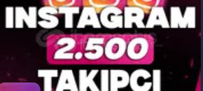 ⭐[GARANTİ] INSTAGRAM 2500 TAKİPÇİ ⭐