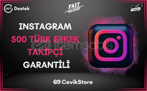 ⭐[GARANTİ] INSTAGRAM 500 TÜRK ERKEK TAKİPÇİ⭐