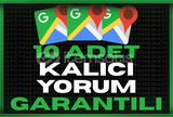 [GARANTİ] KALİTELİ GOOGLE MAPS 10 TÜRK YORUM