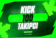 ⭐[GARANTİ] Kick 100 Takipçi ⭐