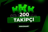 ⭐️(GARANTİ)⭐️KİCK 200 TAKİPÇİ+HIZLI✅⭐️