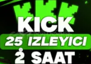 ⭐[GARANTİ] Kick 25 izleyici 2 saat ⭐