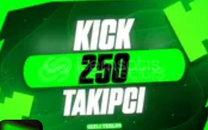 ⭐[GARANTİ] Kick 250 takipçi ⭐