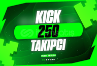 ⭐[GARANTİ] Kick 250 Takipçi ⭐